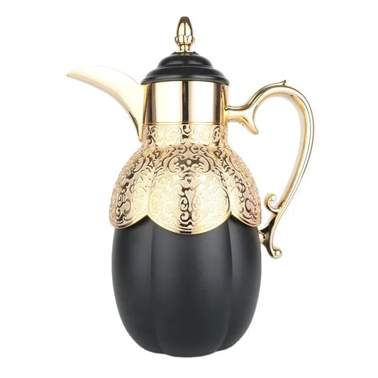 Sultana Arabic Coffee Flask ( Black and Gold)