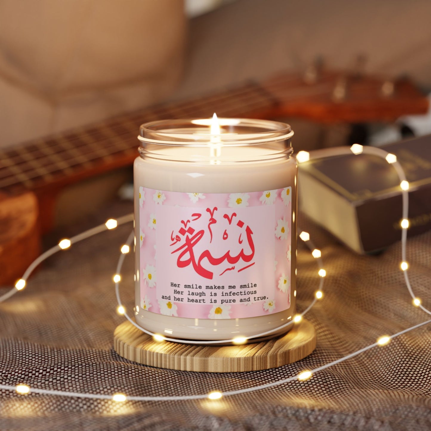 Habiba Personalized Scented Soy Candle (Perfect Gift for her)