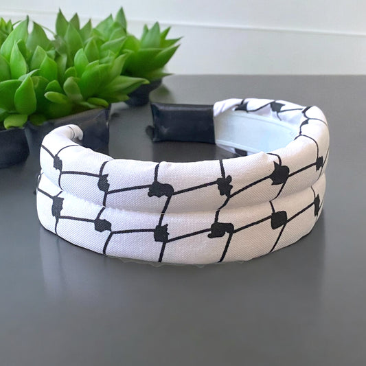 Kufiya Head Band ( one size fits most)