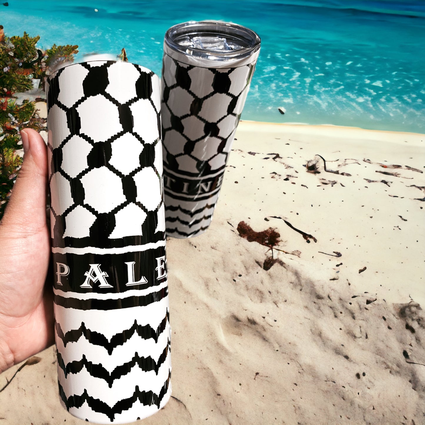 Palestin Kufia Tumbler 20 oz