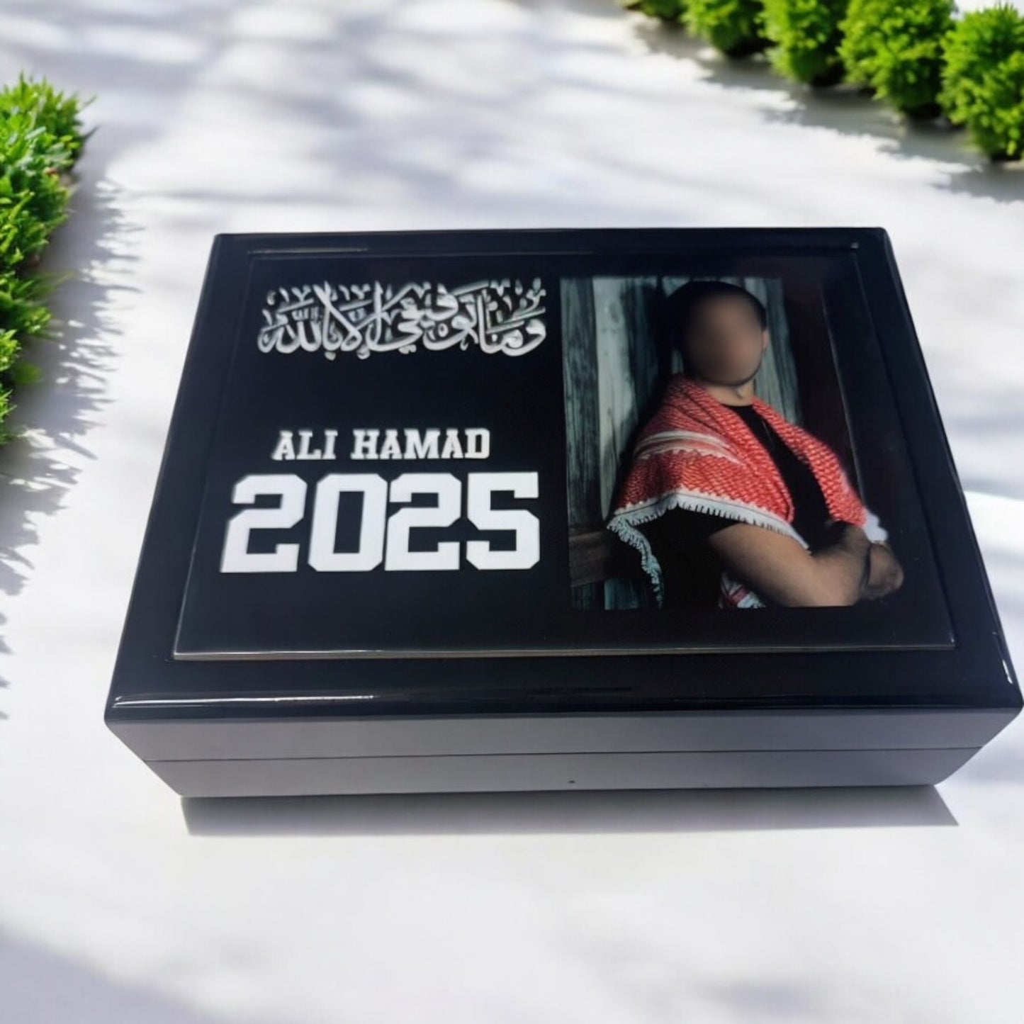 Personalized graduate Wood Box with graduate picture