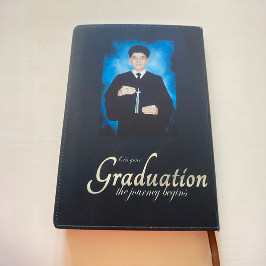 Personalized Graduation Notebook – Custom Name & Picture