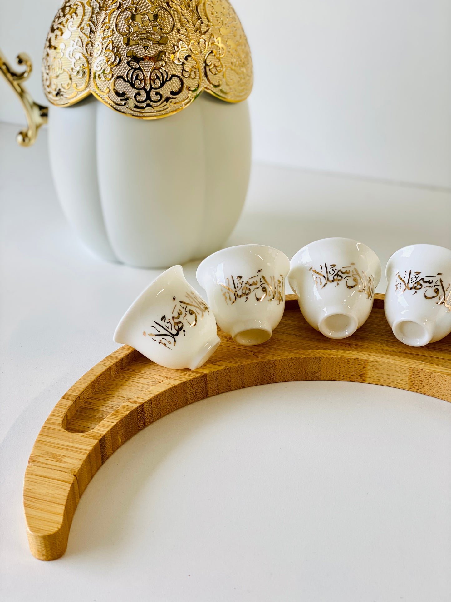 Arabic Coffee Cups اهلا و سهلا ( 6 cups only)