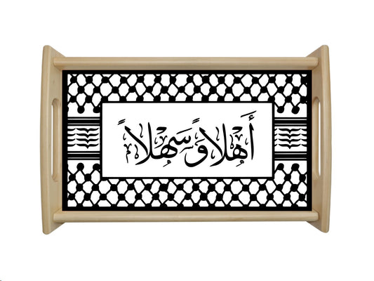 Kufiyah Ahlan Wa Sahlan Tray