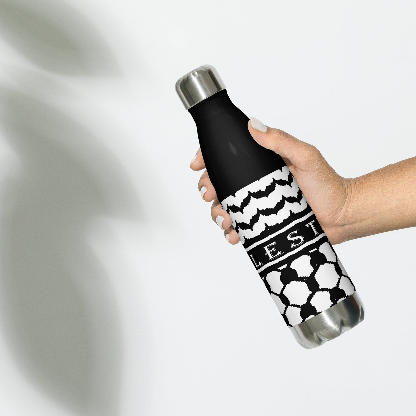 Freedom Flask: The 17-oz Stainless Steel Kufiya Bottle