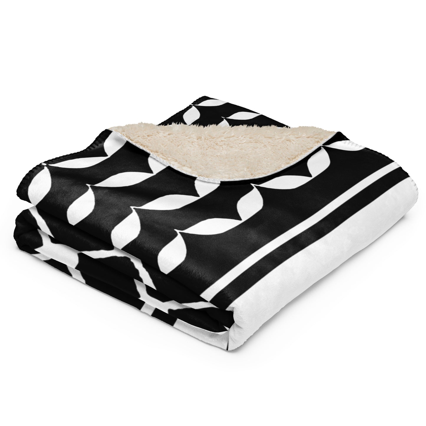 Kufiyah Sherpa blanket
