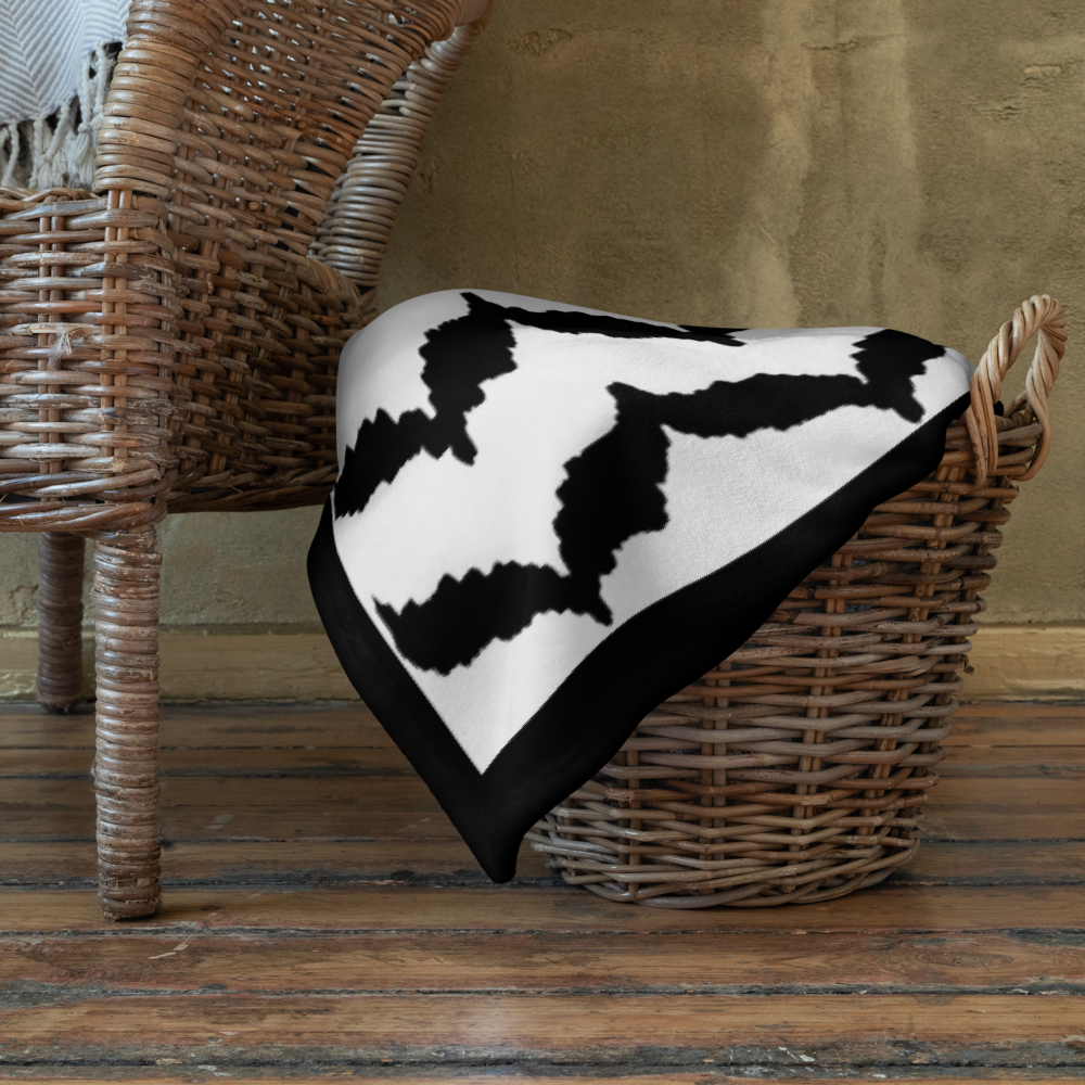 Kufia Palestinian Throw Blanket