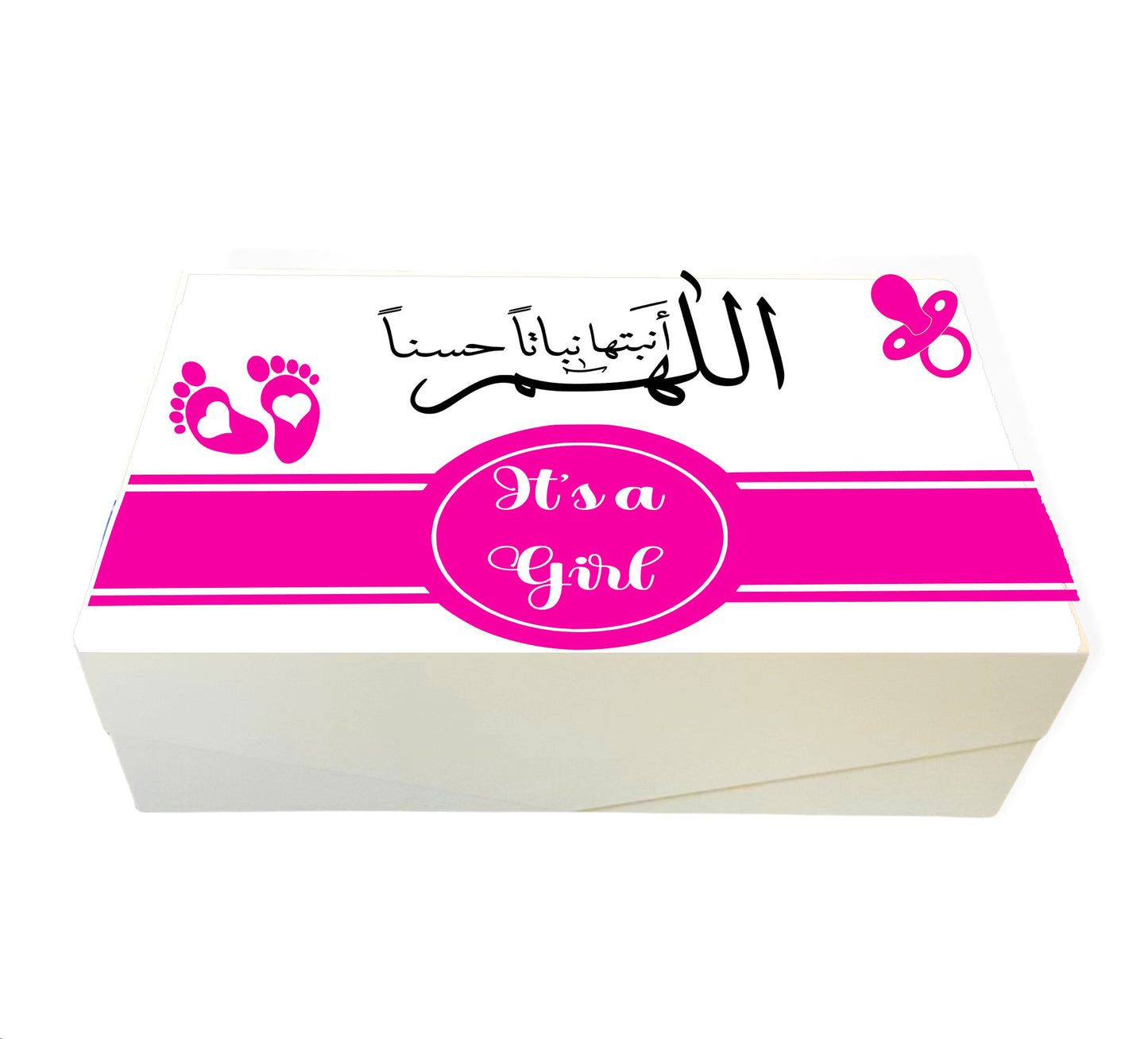 Large Personalized Baby Keepsake Box - Baby Girl