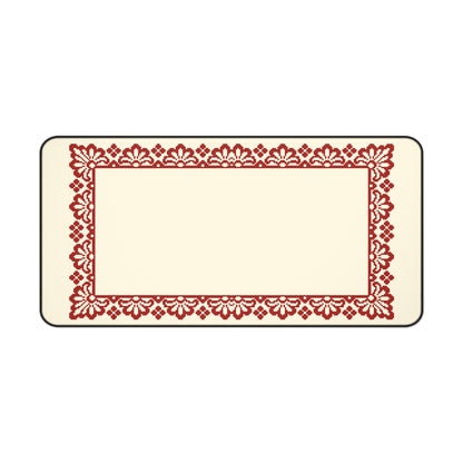 Desk Mat - Palestinian Tatreez Decore
