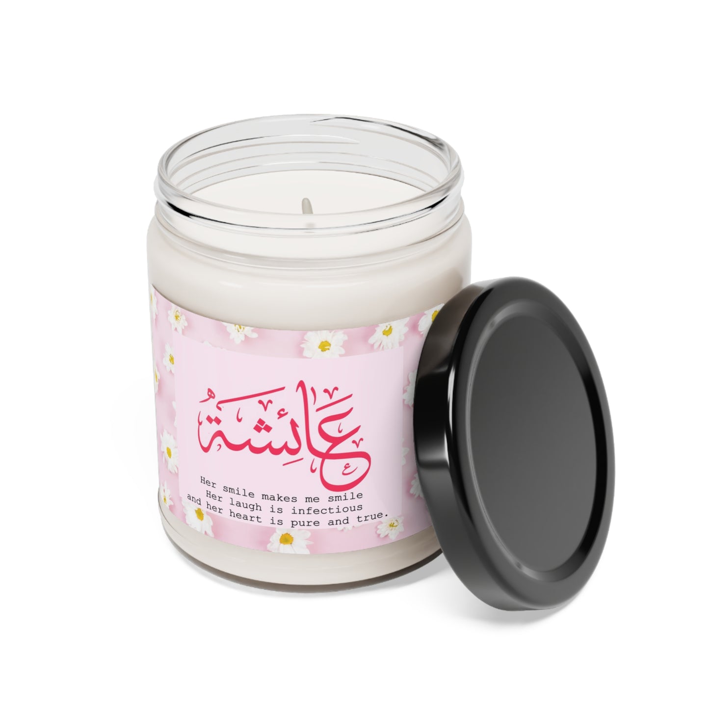 Habiba Personalized Scented Soy Candle (Perfect Gift for her)