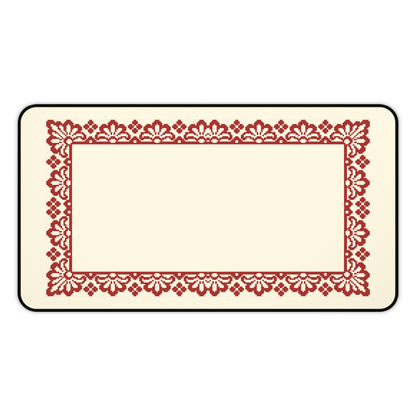 Desk Mat - Palestinian Tatreez Decore