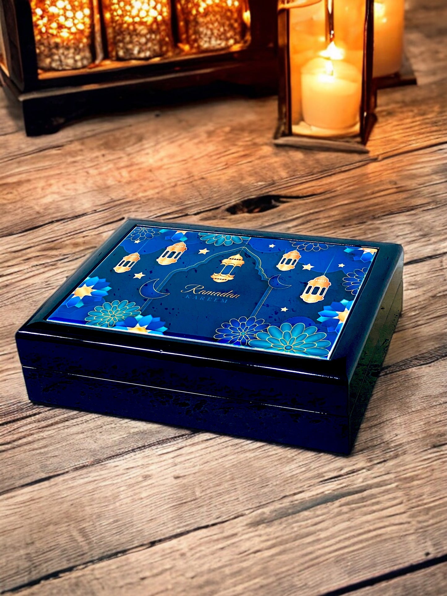 Ramadan Lanterns Wood Box