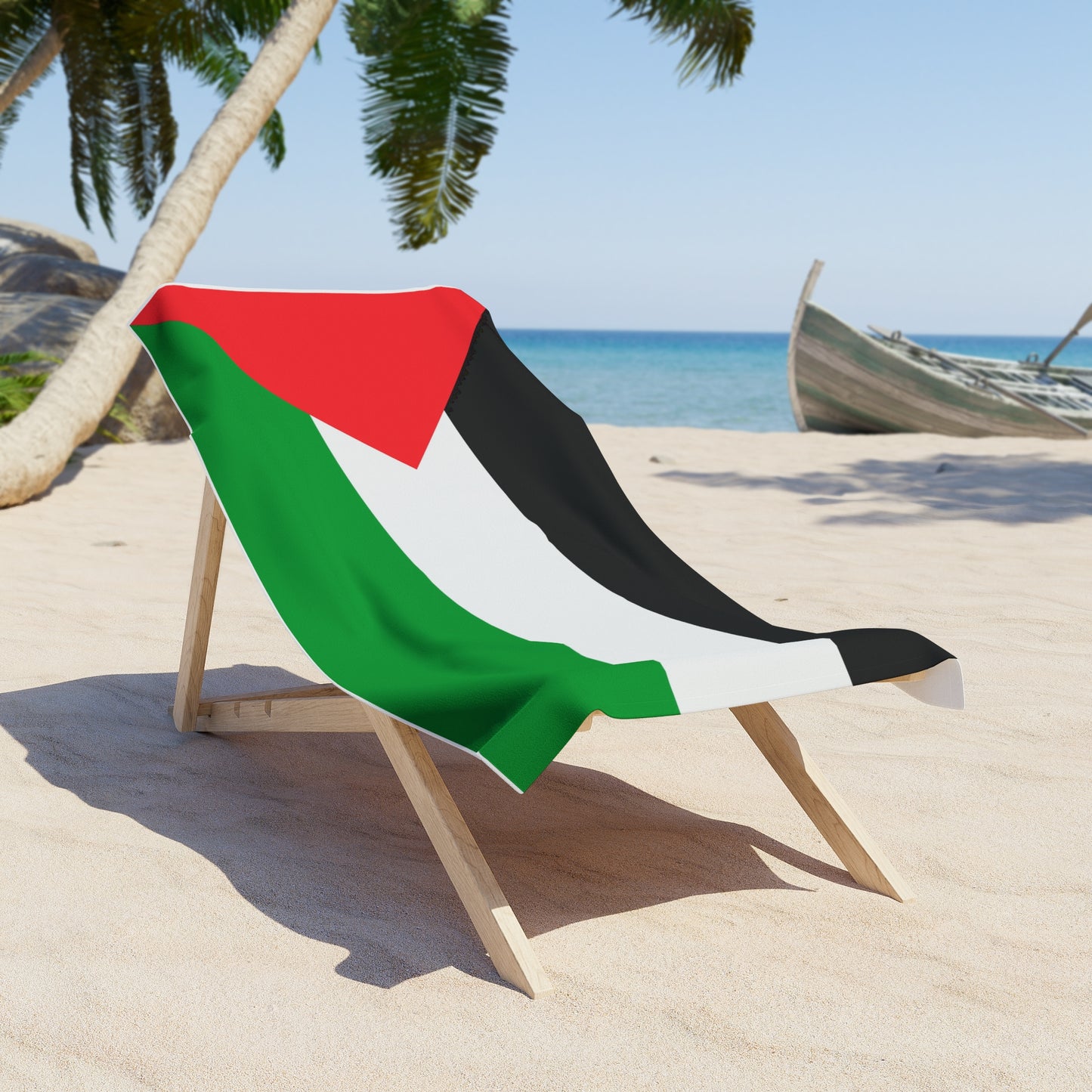 Palestine Flag Beach Towel