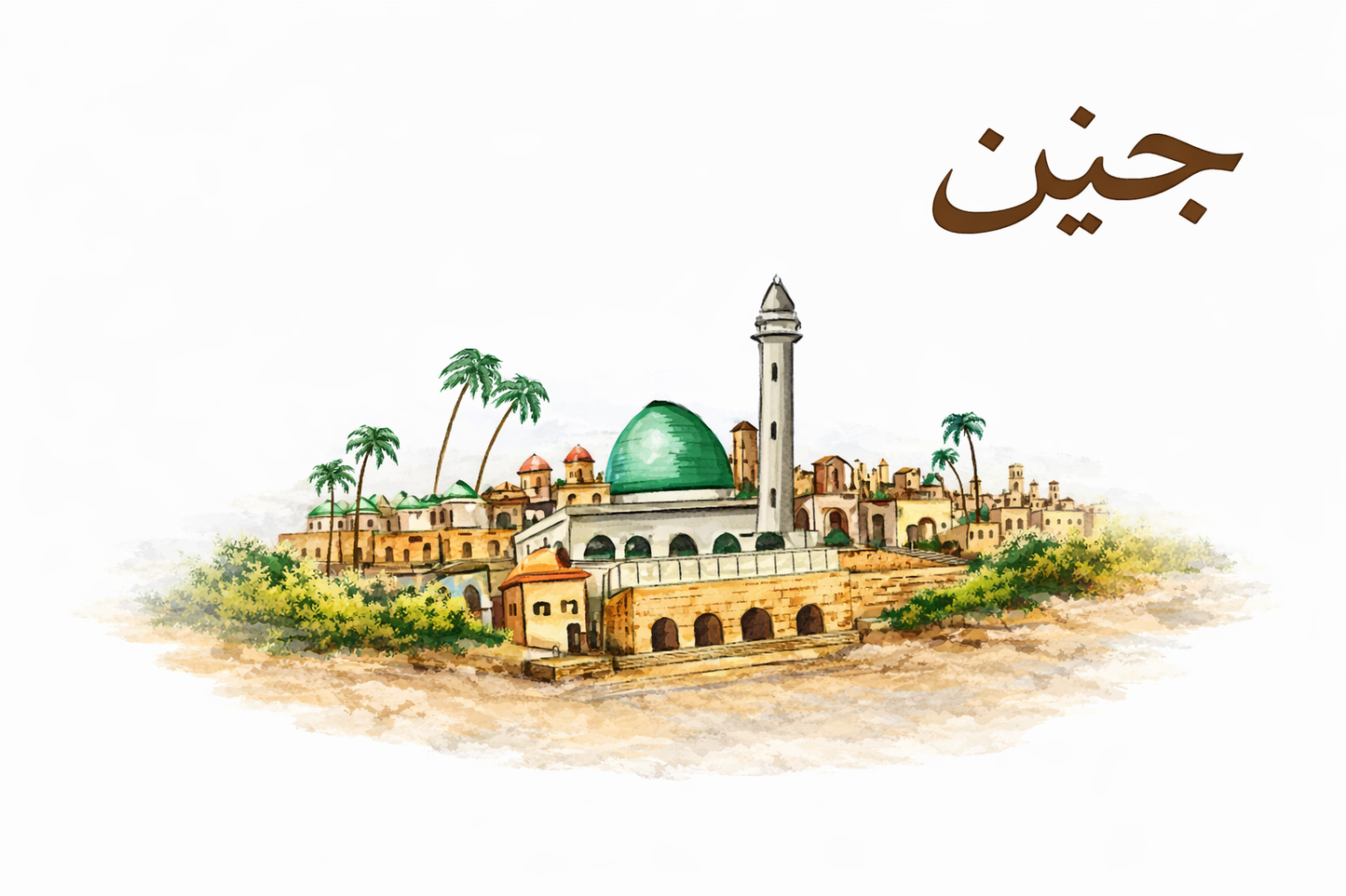 Baladi raised print wood panel