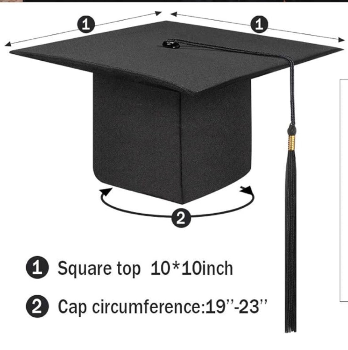 Tatreez embroidery graduation cap
