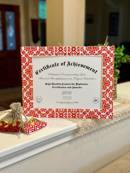 Custom printed Tatreez Frame Padding