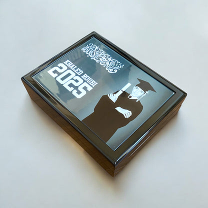 Personalized graduate Wood Box with graduate picture