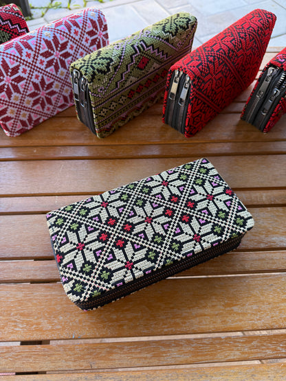 Juzdan Palestinian embroidery wallets ￼
