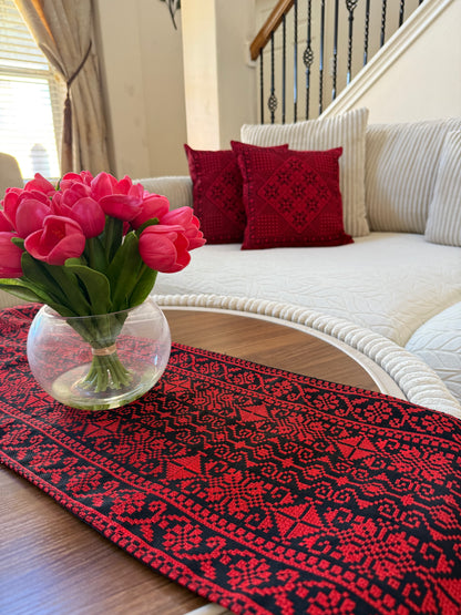 Set of Tatreez Cushion Covers. ( table runners sold separately)