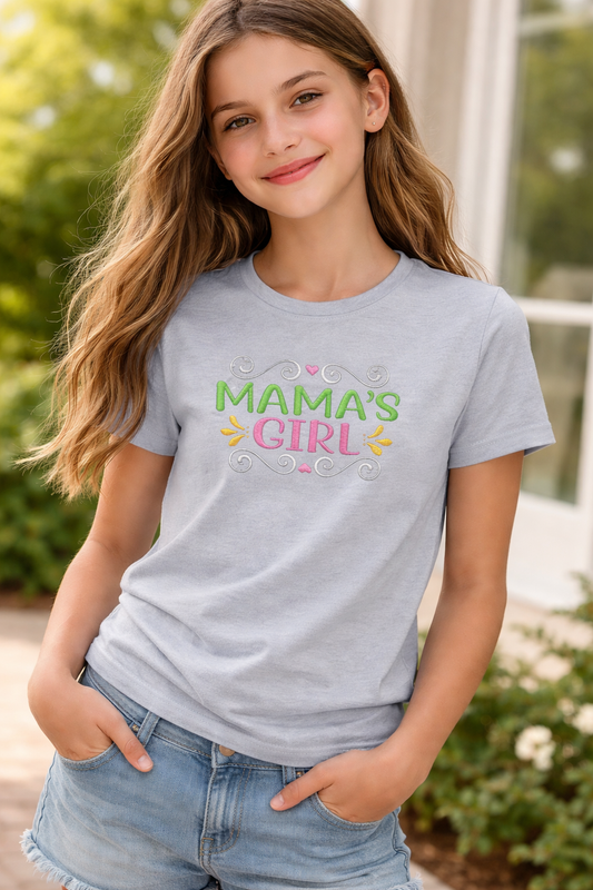Mama’s Girl Tshirt (youth size)