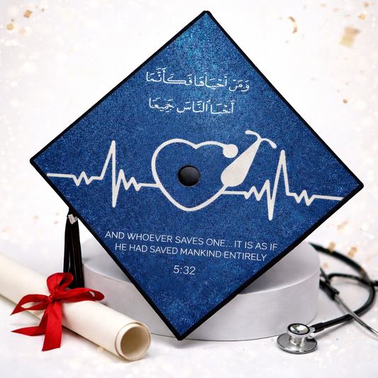 Graduation Cap Topper for Medical Student.