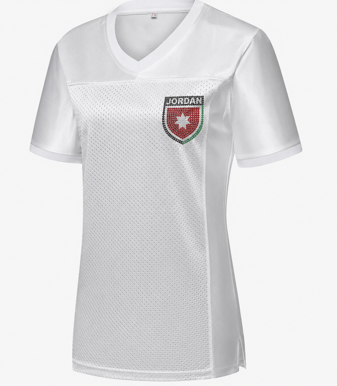 Jordanian jersey with rhinestone logo
