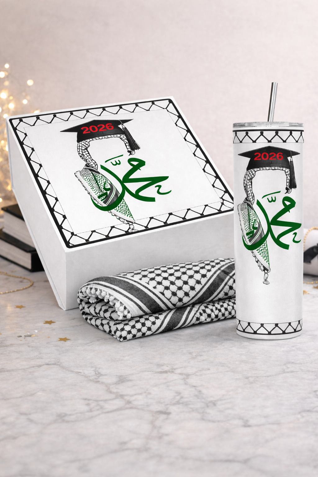 Personalized Kufiyah Graduation Gift