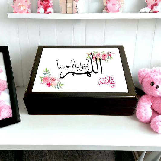 Personalized Princess Baby Wood Box with Name