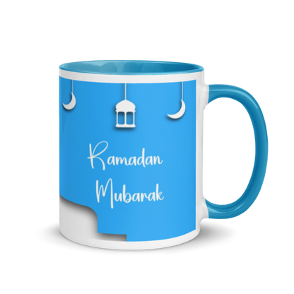 Ramadan Mubarak Blue Mug