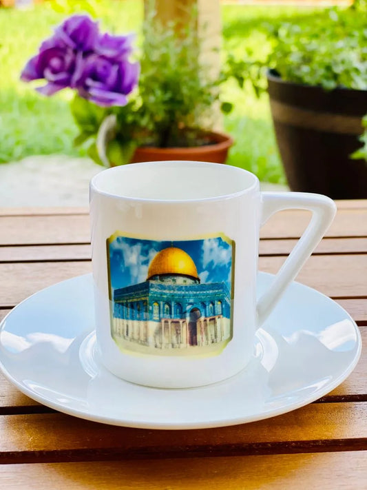 Personalized The Dome of the Rock Turkish Coffee Cup