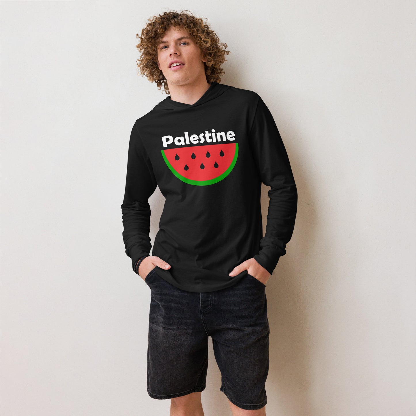 Palestinian Resilience Watermelon Hoodie