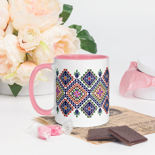 Ghazal" –Tatreez Print Mug