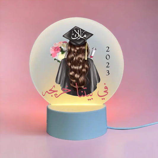 Her Graduation Tribute Personalized Light Stand