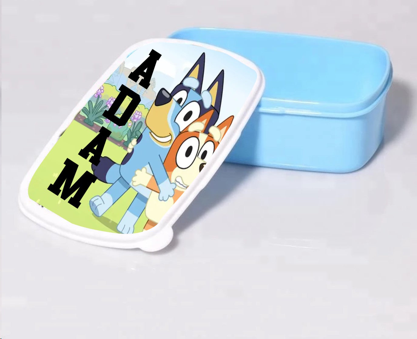 Personalized lunchbox / food container - blue