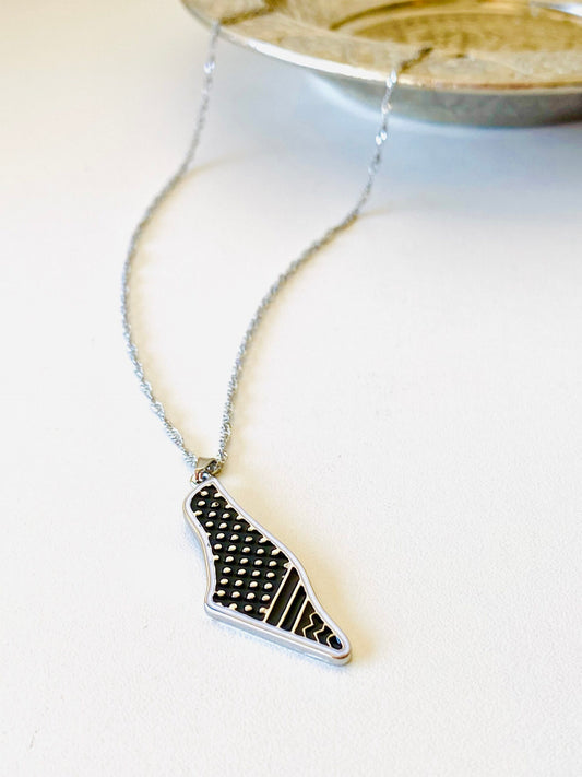 Silver Palestinian necklace